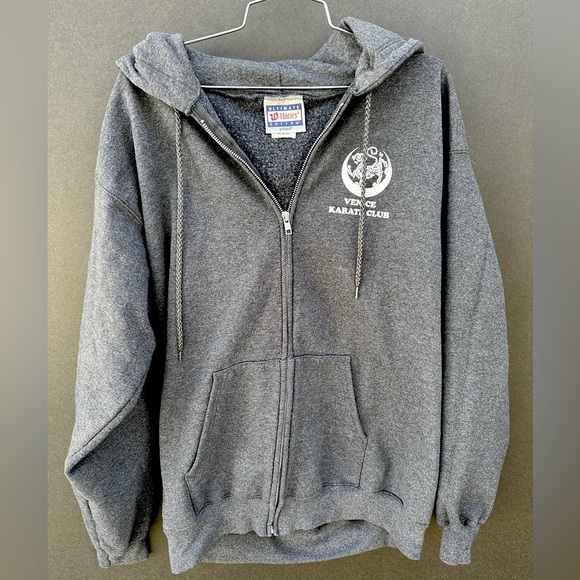 Venice Karate club zip up hoodie - Picture 1 of 5